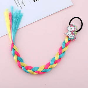 عصابات رأس ملونة للأطفال مناسبة للارتداء اليومي للفتيات الصغيرات من عمر 3 إلى 10 سنوات، متوفرة بـ 7 أنماط - Product Image 3