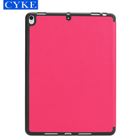 Misscyke — étui en cuir Pu pour tablette, couverture de Table, avec porte-crayon, de 3e génération, pour Apple iPad Air3 10.5 2019, iPad Pro 2017