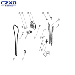 OEM 1006030-B04 Changan CX70 Pignon de distribution VVT pour <span class=keywords><strong>arbre</strong></span> à cames, Ensemble de roue de distribution à calage variable 1.5T JL476ZQCC - Product Image 2
