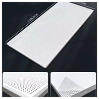 Panneau de plafond en grille d'aluminium décoratif d'intérieur de luxe, léger, faux plafond pour restaurant