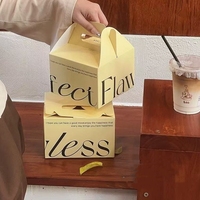 Caja de Panadería Ecológica Personalizada con Ventana, Empaque de Cupcakes de Lujo de Alta Calidad, Cajas para Muffins con Logotipo Personalizado Impreso