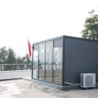 Conceptions extérieures de taille personnalisée en aluminium portables Pop Up Shop Mobile Coffee Kiosk Container Retail Store pour les boissons de jus de fruits alimentaires