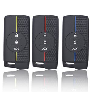 Étui de clé de voiture en gel de silice personnalisé en usine, coque de clé de voiture en silicone OEM, motif <span class=keywords><strong>nid</strong></span> <span class=keywords><strong>d</strong></span>'<span class=keywords><strong>abeille</strong></span> créatif, <span class=keywords><strong>sac</strong></span> de clé de voiture pour Chery - Product Image 5