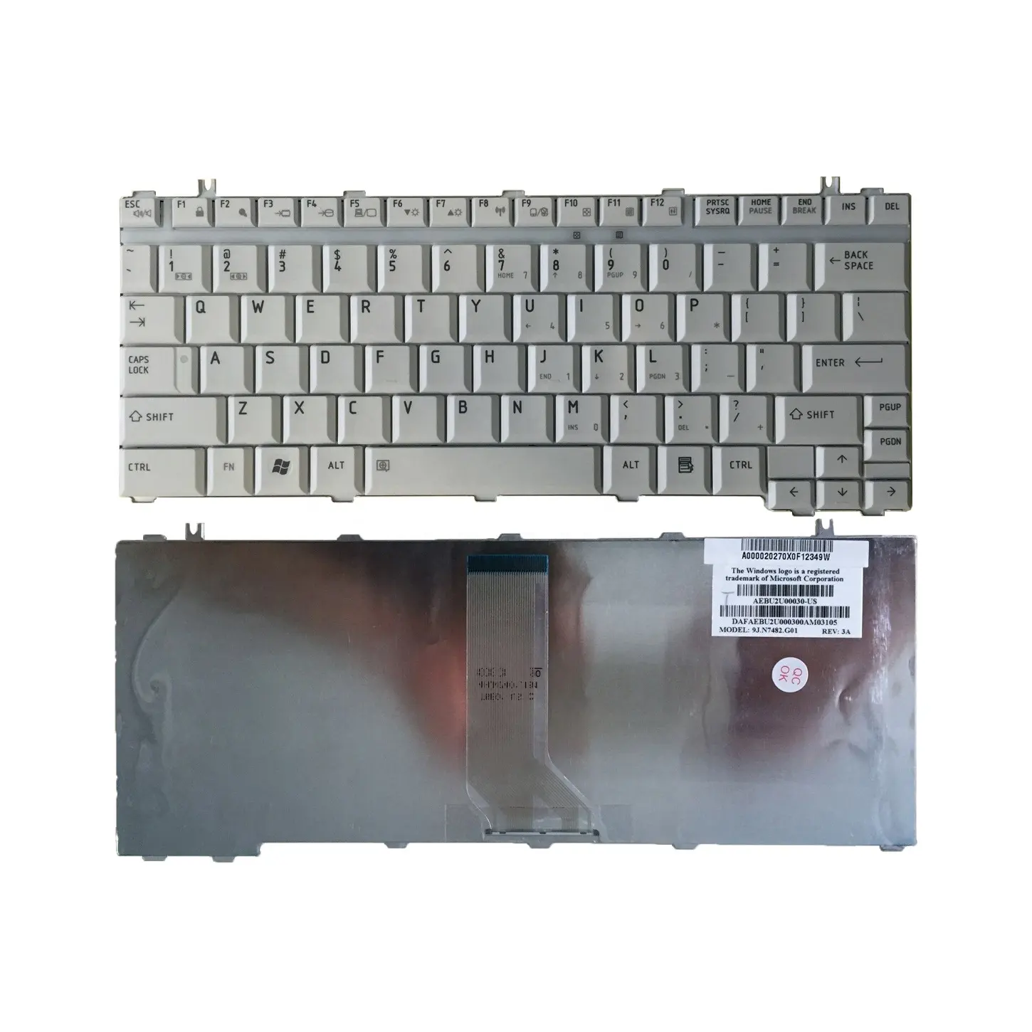 Teclado de laptop para toshiba satélite u400 u500 portege m800 m900 series