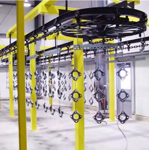 Sistem Konveyor <span class=keywords><strong>Trolley</strong></span> Overhead Rantai Baja Otomatis Penggerak Motor Buatan China yang Andal untuk Jalur Pengangkutan Industri - Product Image 6