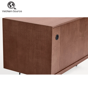 Meuble TV moderne crédence-meuble TV en bois avec plusieurs compartiments de rangement-meubles sur mesure fabriqués au Vietnam - Product Image 2