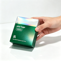 Boîte en papier couleur avec hologramme UV 3D, plateau, étiquette respirante résistante à la chaleur, conception personnalisable gratuite, pelliculage mat, flacon de 3 ml, 5 ml, 10 ml