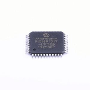 ไมโครคอนโทรลเลอร์ 8 บิต PIC16 PIC RISC หน่วยความจำแฟลช 14KB 3.3V/5V 44 พิน TQFP แบบถาด - ถาด PIC16F1517-I/PT - Product Image 1