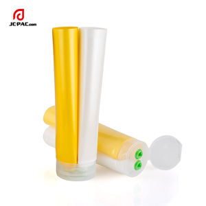 Miscela crema doppio tubo cosmetico con doppio orifizio Flip Cap, doppio camera tubi di plastica per il corpo Scrub - Product Image 3