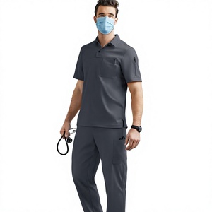 <b>doctor</b> scrub <b>set</b> hospital uniform gown <b>doctor</b> top pent <b>set</b> - Product Image 1