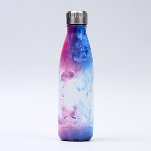 Creative Floral Thermos Flask Stainless Steel Leakproof Gym Sport Drink <strong>Bottle</strong> for <strong>Water</strong> Cool Insulated Cup Mug - Product Image 6