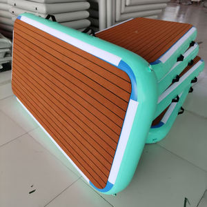 Tapis de gymnastique gonflable en PVC personnalisé, piste d'air, 300x100x10, tapis de gymnastique pliable et étanche avec logo personnalisé - Product Image 2