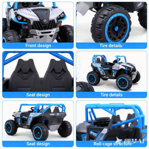 UTV électrique tout-terrain pour enfants à deux places - Quadricycle haute puissance pour les jeux d'aventure en plein air - Product Image 3