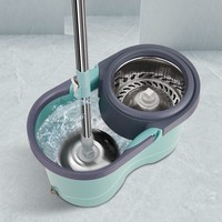 Vadrouille humide et sèche domestique de haute qualité poignée pliable et extensible rotative à 360 degrés pour le nettoyage à domicile