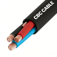 Cable THHN THWN-2 sin blindaje, aprobado por UL 83, cobre desnudo, 2-50 núcleos, AWG 10-14, para ubicaciones húmedas/secas/peligrosas