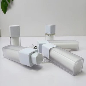 Cosmetics Lotion Airless Pump Bottle15ml 30 Ml 50ml Square White 30ml Frosted <b>Bottle</b> Body Cosmetic Container Package - Product Image 4