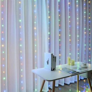 Extérieur Intérieur 3*2M 300 <span class=keywords><strong>Led</strong></span> Fête De Mariage Piato Noël Sécurité Fenêtre Décoration Chaîne Fée Rideau Lumière avec <span class=keywords><strong>Transformateur</strong></span> - Product Image 6