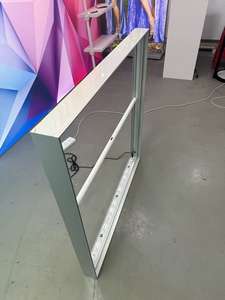 Boîte lumineuse publicitaire à éclairage latéral unique de 8 cm, profilés en alliage d'aluminium pour boîtes lumineuses - Product Image 6