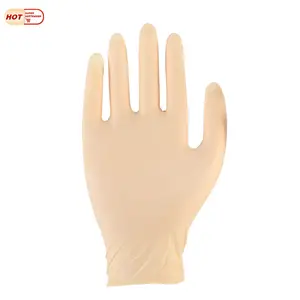 Sexy Hautfarbe Gummi beschichtete Handschuhe Latex im Angebot