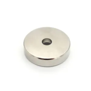 Custom N52 N48 N40 N35 Round Neodymium Rare Earth Permanent Magnets With Countersunk High-Performance Magnetic Materials