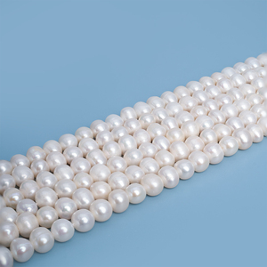 Aaaaa 8-9Mm Natuurlijke Zoetwater Witte Parels Voor Sieraden Maken Ronde Witte Parel Strengen Losse Zoetwaterparels - Product Image 3