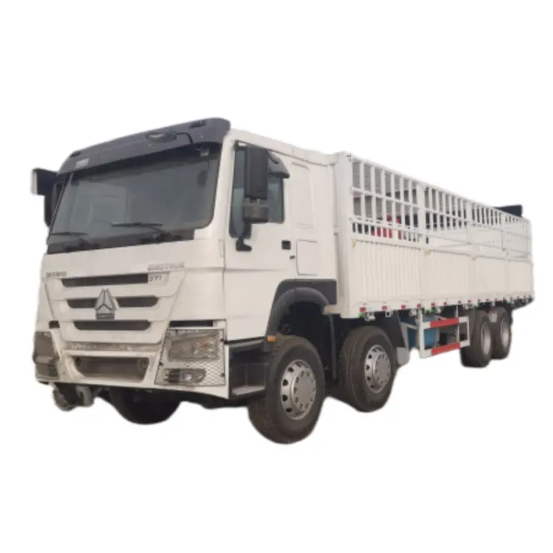 משאית ערימה howo 8*4 משומשת להובלת משא חקלאית ירקות