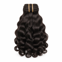 Extensions de cheveux humains vierges Genius Weft en gros, style bohème, 100 % cheveux humains, polyvalentes pour différentes coiffures.