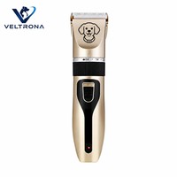 Tondeuse professionnelle pour animaux de compagnie, lame en céramique or champagne, hauteur réglable, pour chiens et chats, électrique, 300g