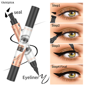 Penna per <span class=keywords><strong>Eyeliner</strong></span> <span class=keywords><strong>a</strong></span> doppia estremità con punta per timbro ad aletta <span class=keywords><strong>a</strong></span> asciugatura rapida <span class=keywords><strong>a</strong></span> <span class=keywords><strong>lunga</strong></span> durata per il trucco impermeabile strumento di <span class=keywords><strong>tenuta</strong></span> personalizzata <span class=keywords><strong>Eyeliner</strong></span> - Product Image 5