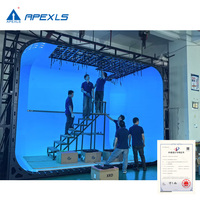 Pantalla LED de Túnel del Tiempo con Interacción Inmersiva 3D, Pantalla Curva de Micro LED, Centro de Entretenimiento Cultural para Centros Comerciales, Pared Visual