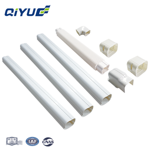 Kit de Carcasa Decorativa para Tubería de Mini Split, Cubierta Delgada de PVC para <span class=keywords><strong>Conducto</strong></span> de Aire Acondicionado, Canalización para Aire Acondicionado - Product Image 1