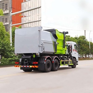 Camión Contenedor de Basura Dongfeng 6X4 de Alto Rendimiento para Operaciones Inteligentes de Recolección y Reciclaje de Residuos - Product Image 6