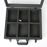 Étui de transport pour figurines d'action en alliage d'aluminium personnalisé en usine avec logo couleur personnalisé et fermeture à bouton, 3 en 1, origine Anhui