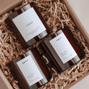 Vela Aromática AIKUN de Larga Duración, Cera de Soja Natural, Caja con Etiqueta Personalizable, Vela de Aromaterapia para Spa, Baño y Relajación - Product Image 3