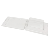 Barquette en plastique transparente de forme personnalisée, emballage en plastique transparent PET, boîte en acétate rigide PVC