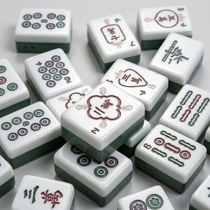 Jeu de Mahjong américain en acrylique personnalisé avec tuiles anglaises, 2 couches, jeu de table pour fête, cadeau - Product Image 2