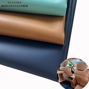Cuero Sintético de PVC Impermeable <span class=keywords><strong>para</strong></span> Automóviles, Cuero de Napa Multicolor Resistente a la Abrasión, Duradero y Ecológico - Product Image 1