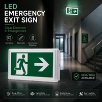 Letrero de Salida LED Recargable Personalizado para Iluminación de Emergencia, Fabricante con Construcción Duradera y Marcas Claras