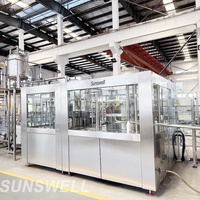 Ligne de production complète Orange Fruit Apple Sport Boissons Boissons Rempli à chaud Usine de traitement Jus PET Embouteillage Machine de remplissage