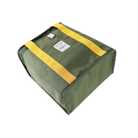 Sac isotherme personnalisé en polyester 600D souple, écologique, imperméable, avec double poignée, pour boîte à lunch, sans danger pour les aliments, motif lettre