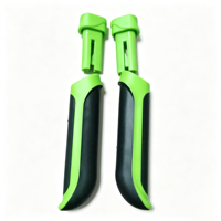 Pegangan Injeksi Dua Warna Kustom Dengan Genggaman Soft-Touch Layanan Cetakan Injeksi Kustom Overmolding OEM ODM