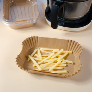 Desechables antiadherentes sin Bpa, 120 Uds., papel de pergamino Rectangular, 6x11 ", revestimientos de freidora de aire rectangulares para <span class=keywords><strong>Ninja</strong></span> Fg551 Dg551 - Product Image 3
