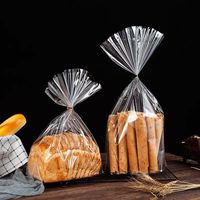 Sac BOPP auto-adhésif imprimé avec logo personnalisé Petit emballage de pain en cellophane OPP pour boulangerie Bougie Savon Pain Biscuit Produits