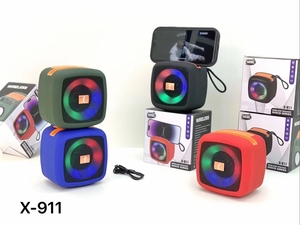 Good Sound <b>Speaker</b> X-911 Outdoor Portable <b>Speakers</b> Audio Home Theater Cool RGB <b>Speaker</b> With Mobile Phone Holder - Product Image 2