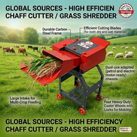 Nouvelle machine à couper les aliments pour animaux de ferme, hacheuse d'ensilage, coupe-paille, équipement pour le traitement des aliments