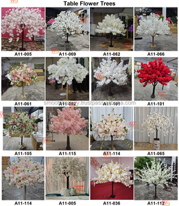 ตกแต่งงานแต่งงาน LEDA ต้นไม้โค้งงอประดับดอกซากุระสีขาว ขนาด 150 ซม. ทนทาน ดอกไม้ประดิษฐ์จากผ้าไหม - Product Image 5