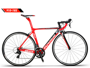 Vélo de route en fibre de carbone intégrale 700C de qualité supérieure en Chine avec système de changement de vitesse et freins à disque, performances optimales, aluminium 56 cm - Product Image 4