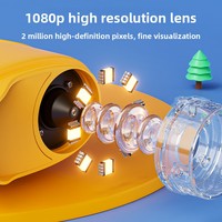 Children's Digital Microscope Toy Outdoor Educational Tool Handheld Magnifier Resin Material