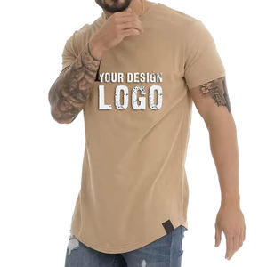 Camiseta Deportiva Personalizada de Fábrica para Hombre, de Alta Calidad, Lisa, Elástica, Curva, Atlética, Ajustada - Product Image 1