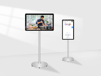 TV layar pintar portabel, Monitor portabel pintar nirkabel sistem Android layar sentuh 27 inci dengan Google Store